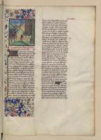 Francais 75, fol. 337, Incendie d'une cite ecossaise (1333)